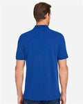 Harriton M205 Men's Valiant Cotton Snag Protect Polo - True Royal - model back