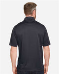 Harriton M348P Men's Advantage Snag Protection Plus IL Pocket Polo - Black - model back