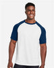 White/ Sport Dark Navy Heather