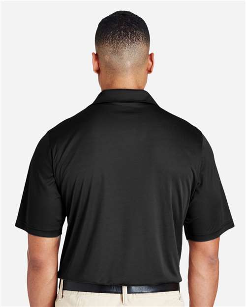 Team 365 TT51 Men's Zone Performance Polo - Black - model back