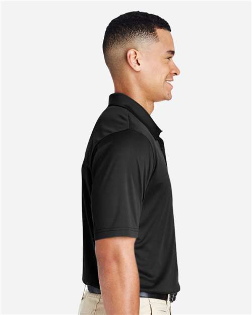 Team 365 TT51 Men's Zone Performance Polo - Black - model side