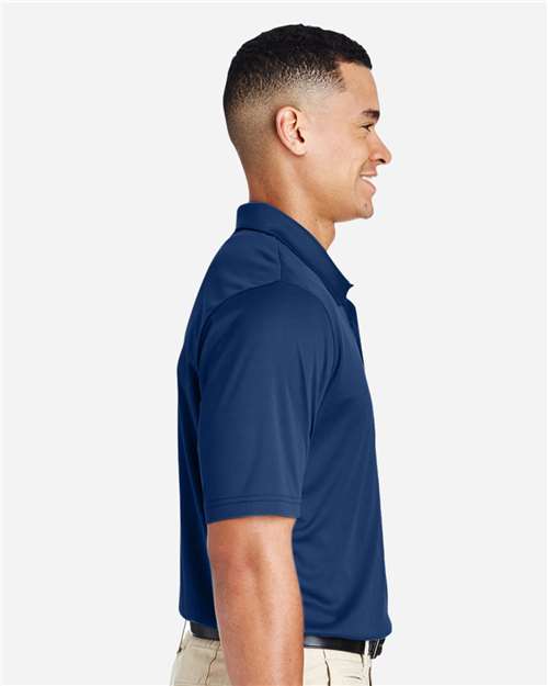 Team 365 TT51 Men's Zone Performance Polo - Sport Dark Navy - model side