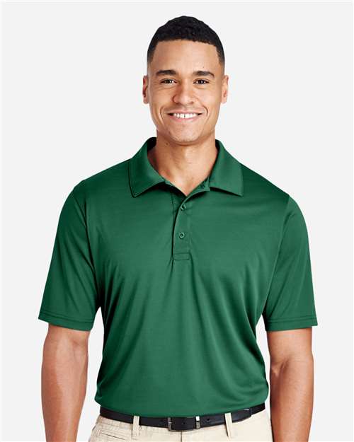 Team 365 TT51 Men's Zone Performance Polo - Sport Forest - model front
