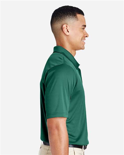 Team 365 TT51 Men's Zone Performance Polo - Sport Forest - model side