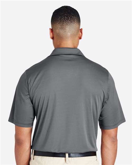 Team 365 TT51 Men's Zone Performance Polo - Sport Graphite - model back