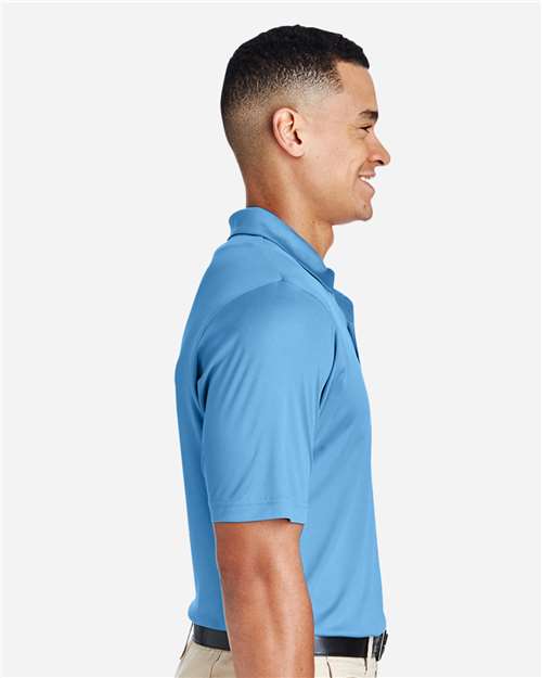 Team 365 TT51 Men's Zone Performance Polo - Sport Light Blue - model side