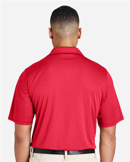 Team 365 TT51 Men's Zone Performance Polo - Sport Red - model back