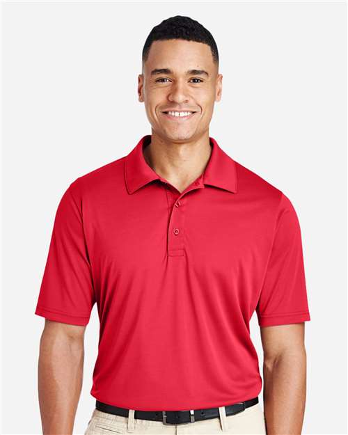 Team 365 TT51 Men's Zone Performance Polo - Sport Red - model front