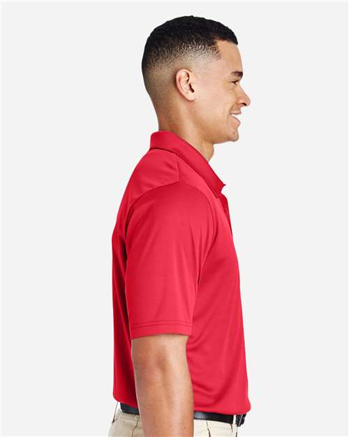 Team 365 TT51 Men's Zone Performance Polo - Sport Red - model side