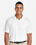 Team 365 TT51 Men's Zone Performance Polo - White - model front