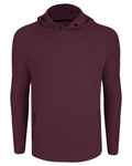 Swannies SWC100 Unisex Camden Hooded Pullover - Maroon - front