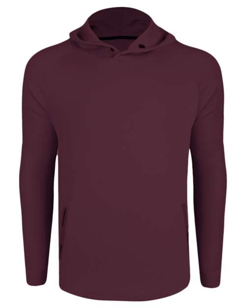 Swannies SWC100 Unisex Camden Hooded Pullover - Maroon - front