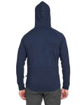 Swannies SWC100 Unisex Camden Hooded Pullover - Navy - model back