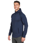 Swannies SWC100 Unisex Camden Hooded Pullover - Navy - model side