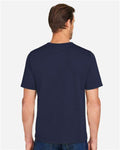 Harriton M118 Unisex Charge Snag and Soil Protect T-Shirt - Dark Navy - model back