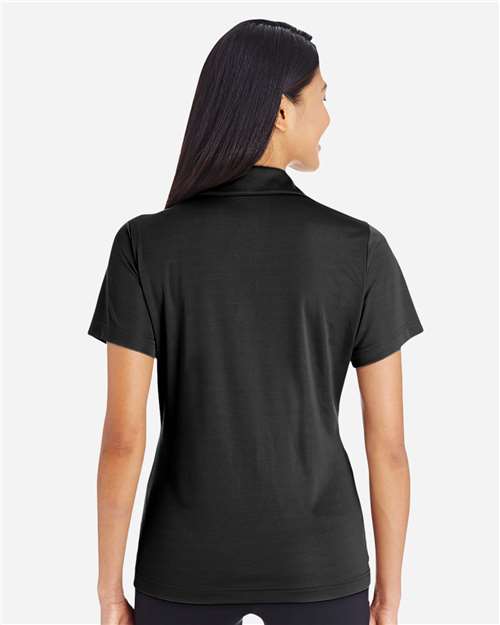 Team 365 TT51W Women's Zone Performance Polo - Black - model back