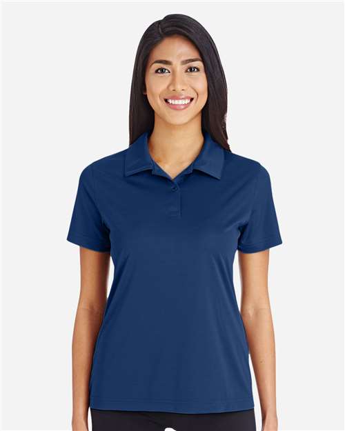 Team 365 TT51W Women's Zone Performance Polo - Sport Dark Navy - model front