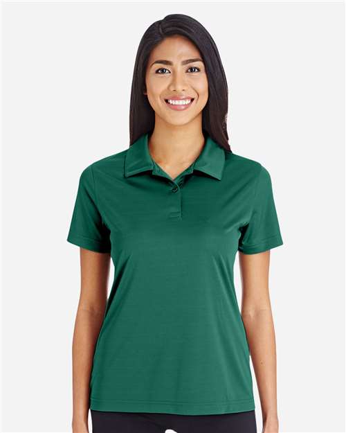Team 365 TT51W Women's Zone Performance Polo - Sport Forest - model front