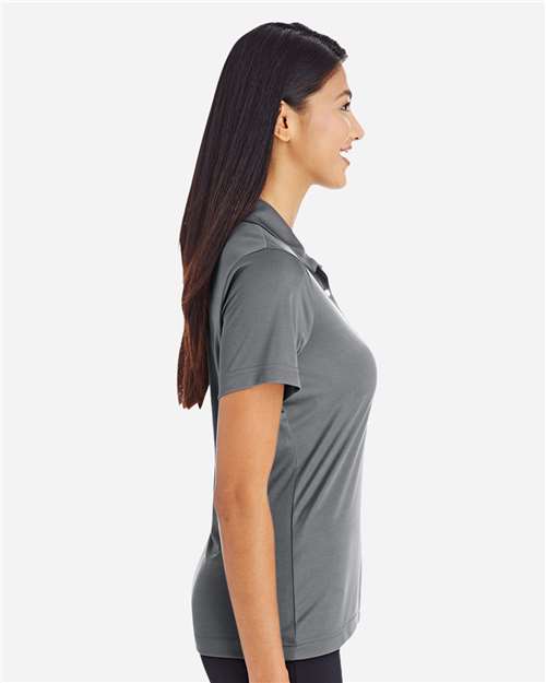 Team 365 TT51W Women's Zone Performance Polo - Sport Graphite - model side