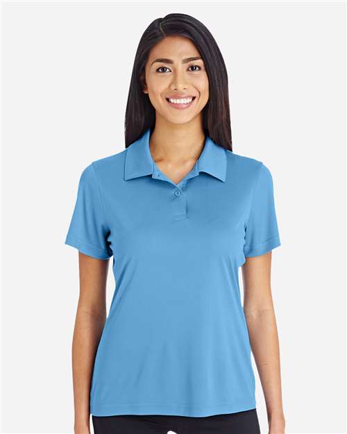 Team 365 TT51W Women's Zone Performance Polo - Sport Light Blue - model front
