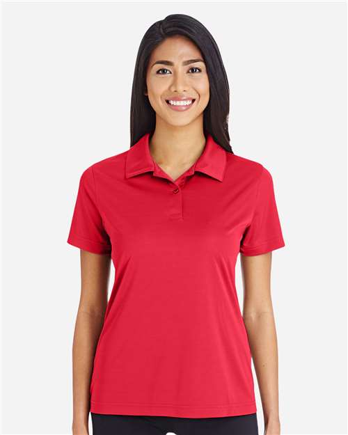 Team 365 TT51W Women's Zone Performance Polo - Sport Red - model front