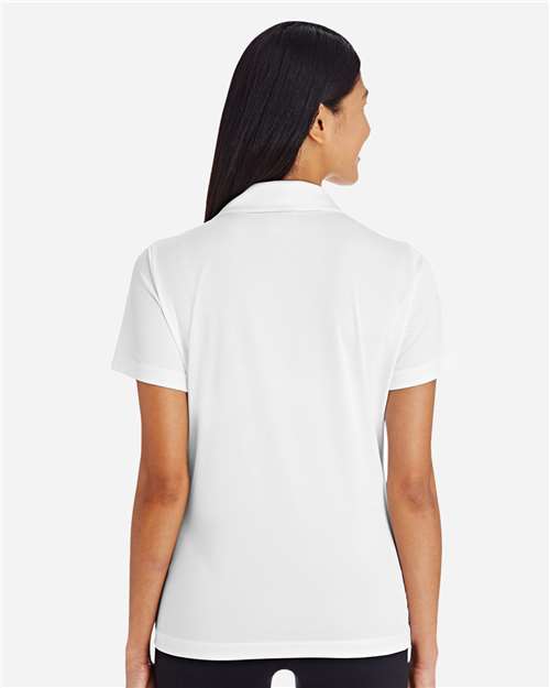 Team 365 TT51W Women's Zone Performance Polo - White - model back