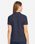 Harriton M200W Women's Cotton Polo - Navy - model back
