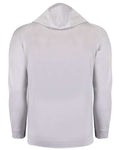 Swannies SWV600 Unisex Vandyke Quarter-Zip Hooded Pullover - Glacier/ Glacier - back