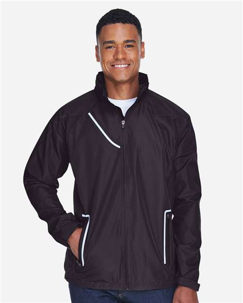 Team 365 TT86 Men's Dominator Waterproof Jacket - Black - model front