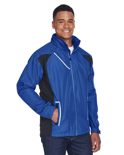Team 365 TT86 Men's Dominator Waterproof Jacket - Sport Royal - model side