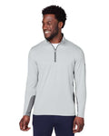 Puma Golf 599127 Men's Gamer Golf Quarter-Zip Pullover - High Rise - model front