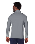 Puma Golf 599127 Men's Gamer Golf Quarter-Zip Pullover - Quiet Shade - model back