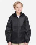 Team 365 TT73Y Youth Zone Protect Lightweight Jacket - Black - model front