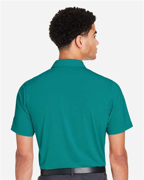 Puma Golf PG100 Men's Bandon Polo - Green Lagoon - model back