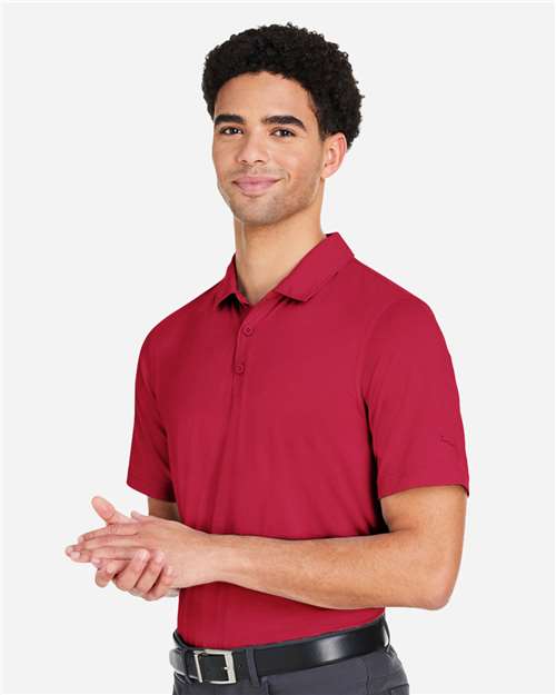 Puma Golf PG100 Men's Bandon Polo - Ski Patrol - model side