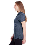 Puma Golf 596802 Women's Icon Heather Polo - Peacoat - model side