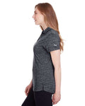 Puma Golf 596802 Women's Icon Heather Polo - Puma Black - model side