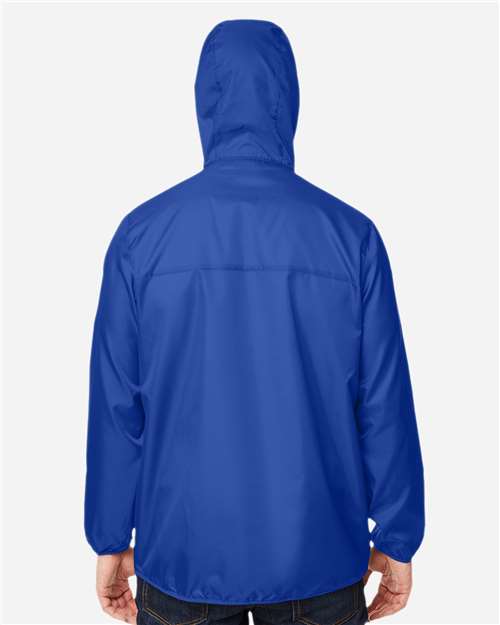 Team 365 TT77 Unisex Zone Protect Packable Anorak Jacket - Sport Royal - model back