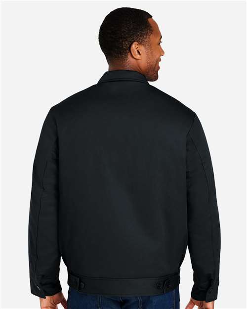 Harriton M721 Unisex ClimaBloc Station Jacket - Black - model back