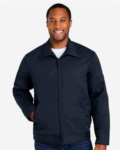 Harriton M721 Unisex ClimaBloc Station Jacket - Dark Navy - model front
