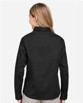 Harriton M585LW Women's Advantage IL Workshirt - Black - model back