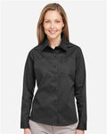 Harriton M585LW Women's Advantage IL Workshirt - Dark Charcoal - model front