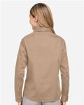 Harriton M585LW Women's Advantage IL Workshirt - Khaki - model back