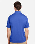 Team 365 TT51H Men's Zone Sonic Heather Performance Polo - Sport Royal Heather - model back