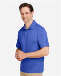 Team 365 TT51H Men's Zone Sonic Heather Performance Polo - Sport Royal Heather - model side