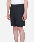 Team 365 TT11SHY Youth Zone Performance Shorts - Black - model side