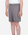 Team 365 TT11SHY Youth Zone Performance Shorts - Sport Graphite - model side