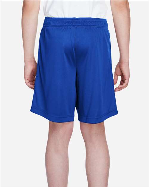 Team 365 TT11SHY Youth Zone Performance Shorts - Sport Royal - model back