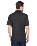 UltraClub 8210 Cool & Dry Mesh Piqué Polo - Black - model back