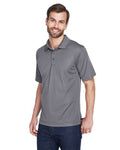 UltraClub 8210 Cool & Dry Mesh Piqué Polo - Charcoal - model side